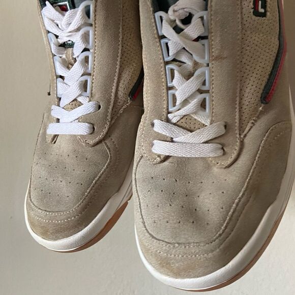 Fila Tennis Red Green Sneakers Shoes Men Size 10.5 - Picture 7 of 10